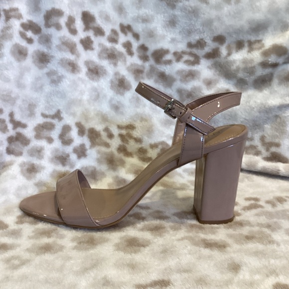 ABOUND Patent Leather Nude High Heel Sandal, Size 10 - Picture 7 of 13